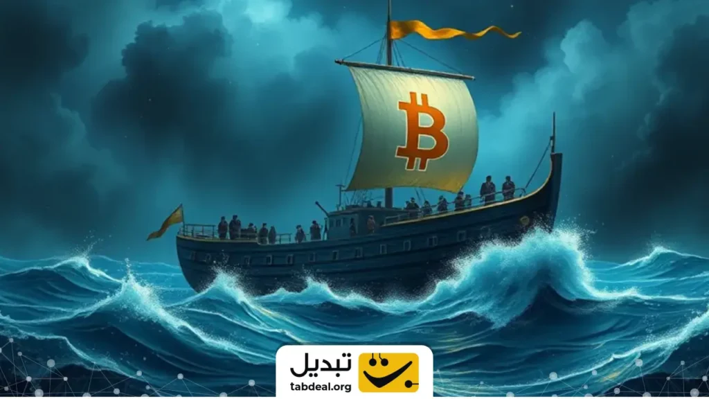 ریزش بیت کوین تا ۴۲۰۰۰ دلار